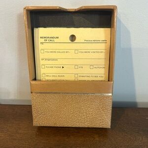 The S. K. Smith Company Chicago, Illinois Desk Memo Phone Message Holder & Pad.